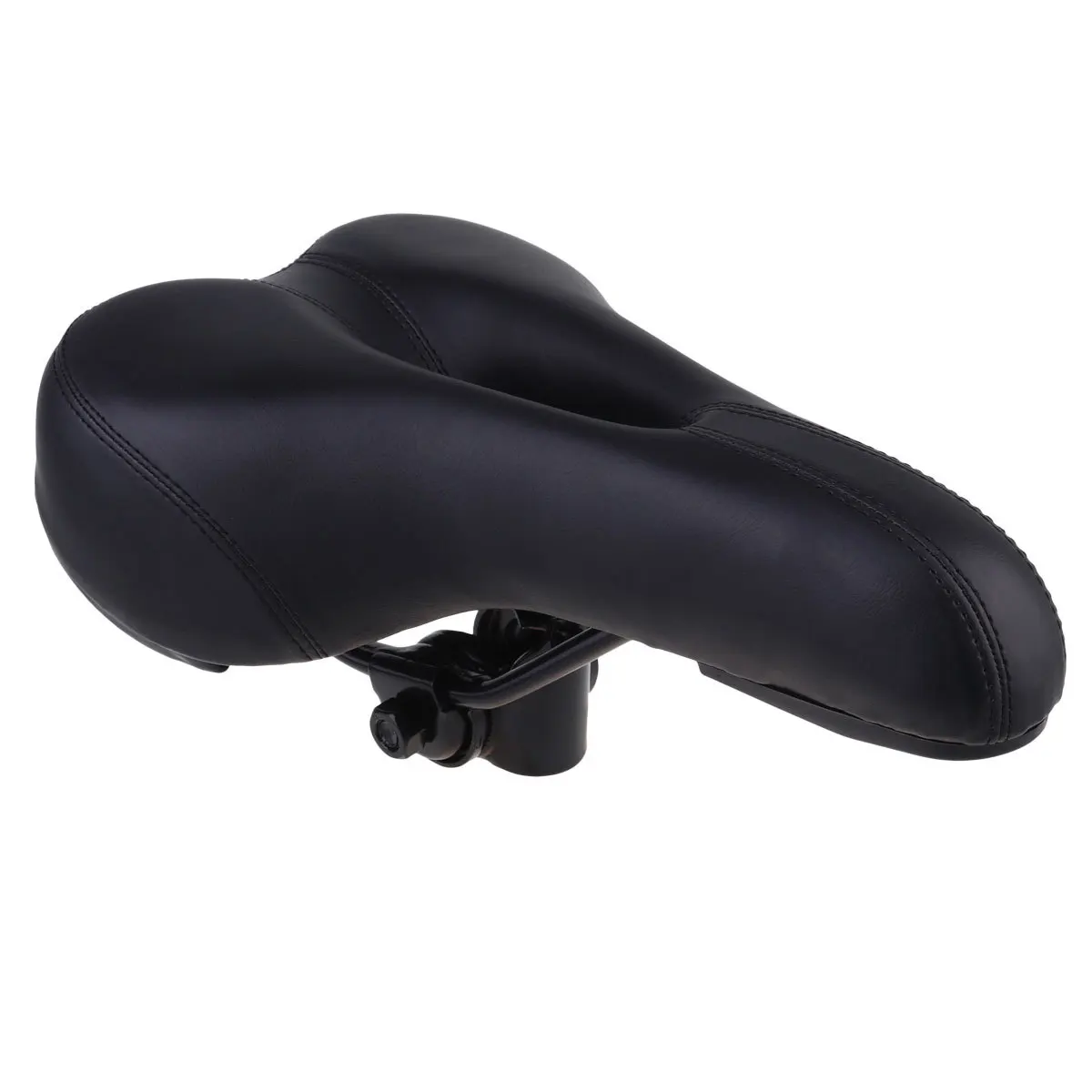 

Breathable Bike Saddle Thickened Comfortable Ergonomic Design Shock Absorbent for Long Rides Most Bikes Black Bike Saddle