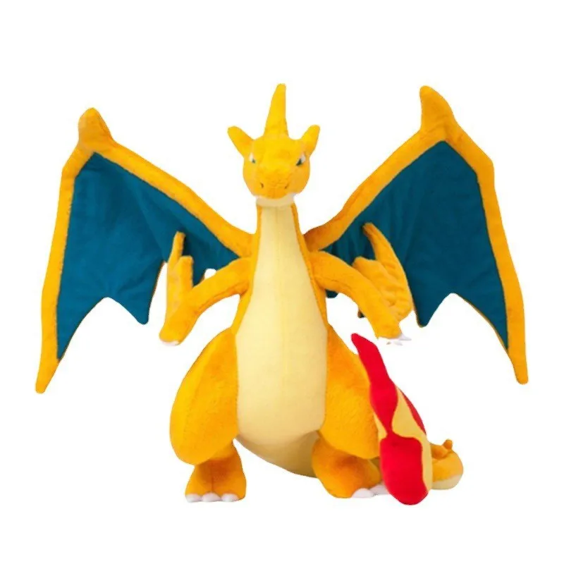 Mega Charizard X Plüschtiere Mega Charizard Evolution Puppe Weiche Kuscheltiere Spielzeug Geschenke für Kinder 22,9 cm!! – Detail 2