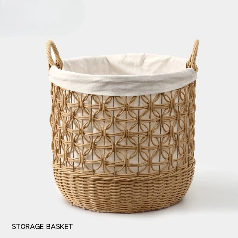 imitation-rattan-woven-dirty-clothes-storage-basket-dirty-clothes-basket-high-value-light-luxury-household-advanced-woven-sto