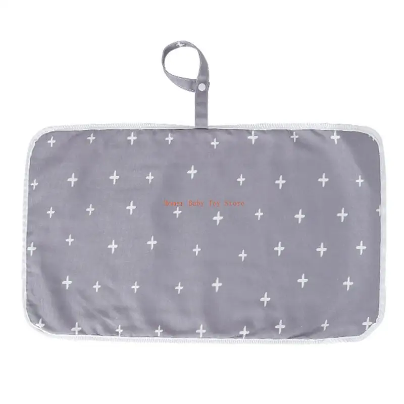 J0PF الطفل السفر حشية متغيرة حفاضات ناعمة سجادة لتغيير الحفاض ل ث/طوي المفاجئة حزام حفاضة مقاومة للماء مبدل غرفة الحضانة الملحق #5