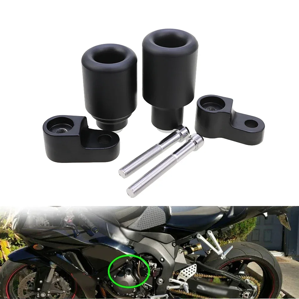 

Motorcycle Black Frame Sliders Anti Crash Falling Protection Engine Protector For Honda CBR600RR CBR 600 RR 2007-2008