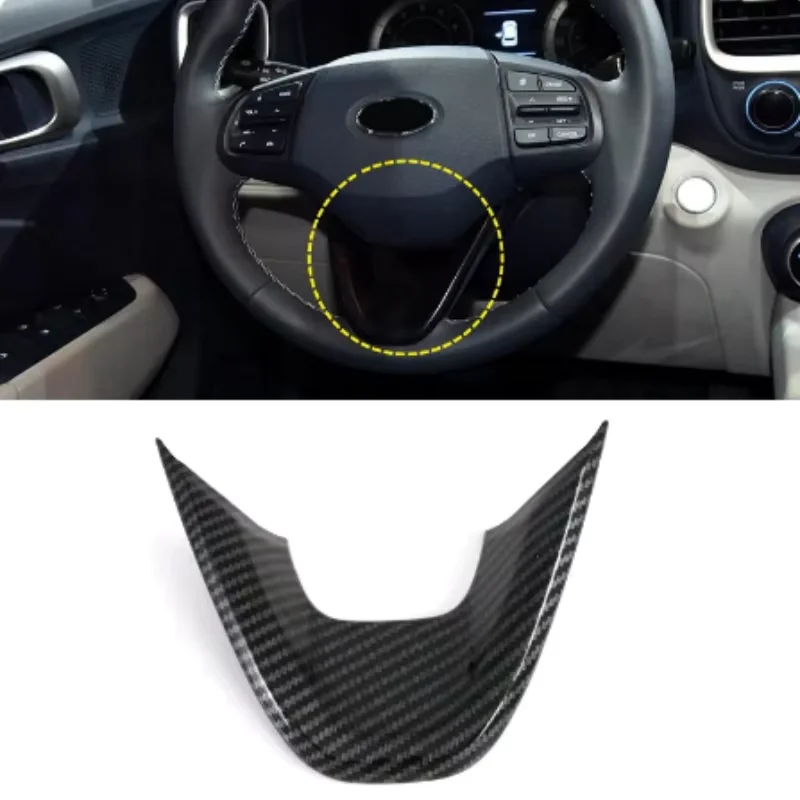 

Styling accessories for Hyundai venue 2019-2021 ABS Carbon fiber steering wheel veneer/transmission panel frame/shift frame
