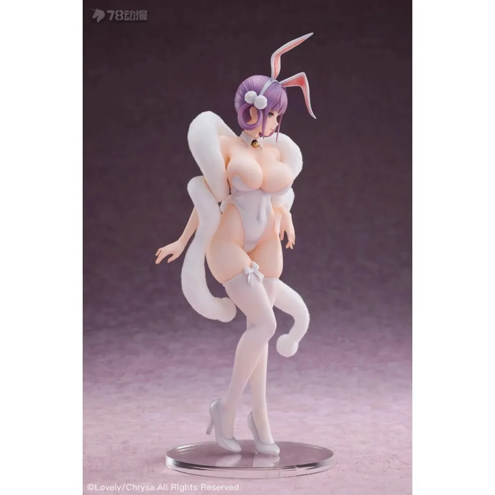 Figuras de Anime de chica Sexy japonesa, Lume White Bunny Ver, 27cm Figura de acción de Pvc para adultos, modelo de colección, Juguetes