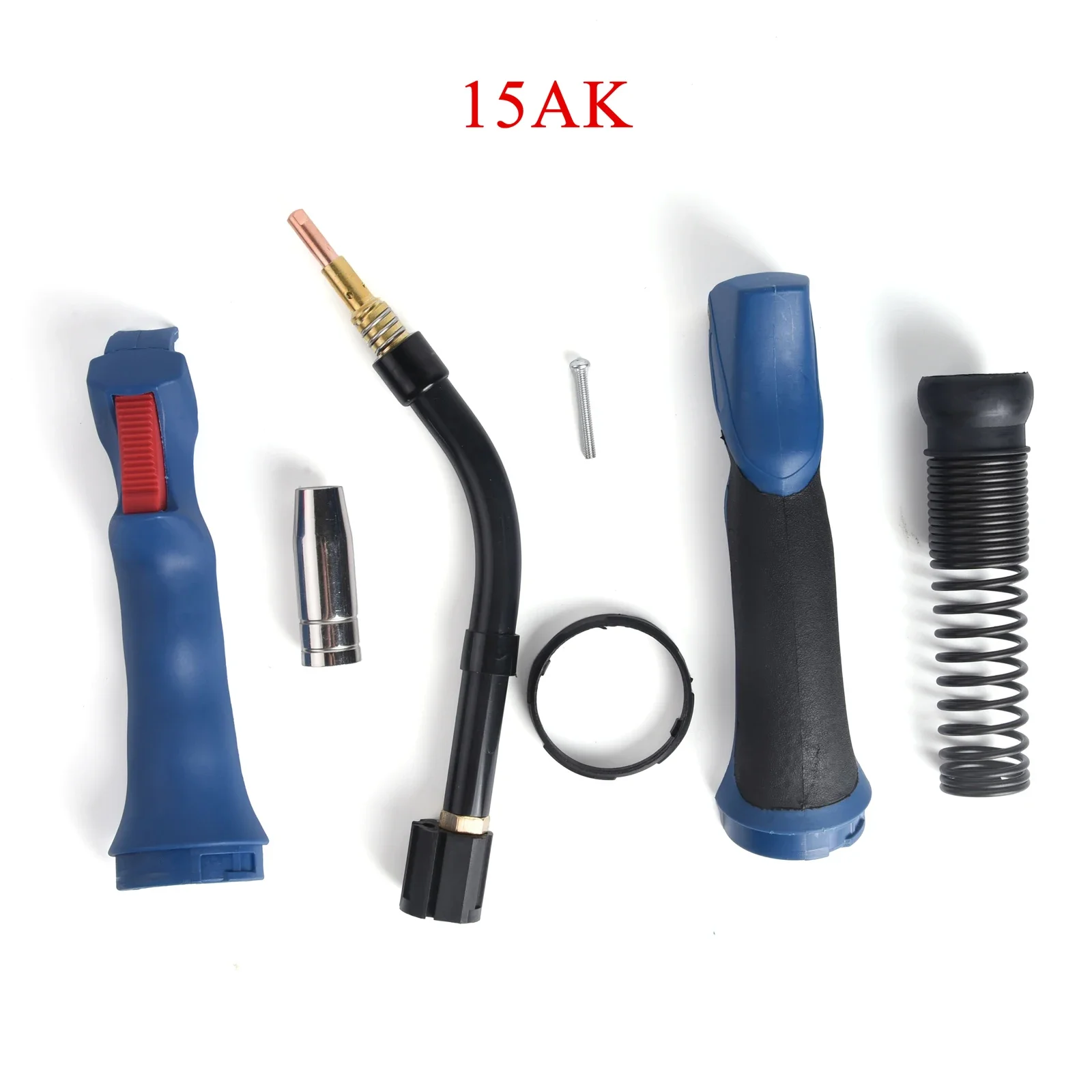 15AK 24KD 36KD Professional MIG MAG MB Welding Torch Air Cooled Contact Tip Swan Neck Holder Gas Nozzle European Type