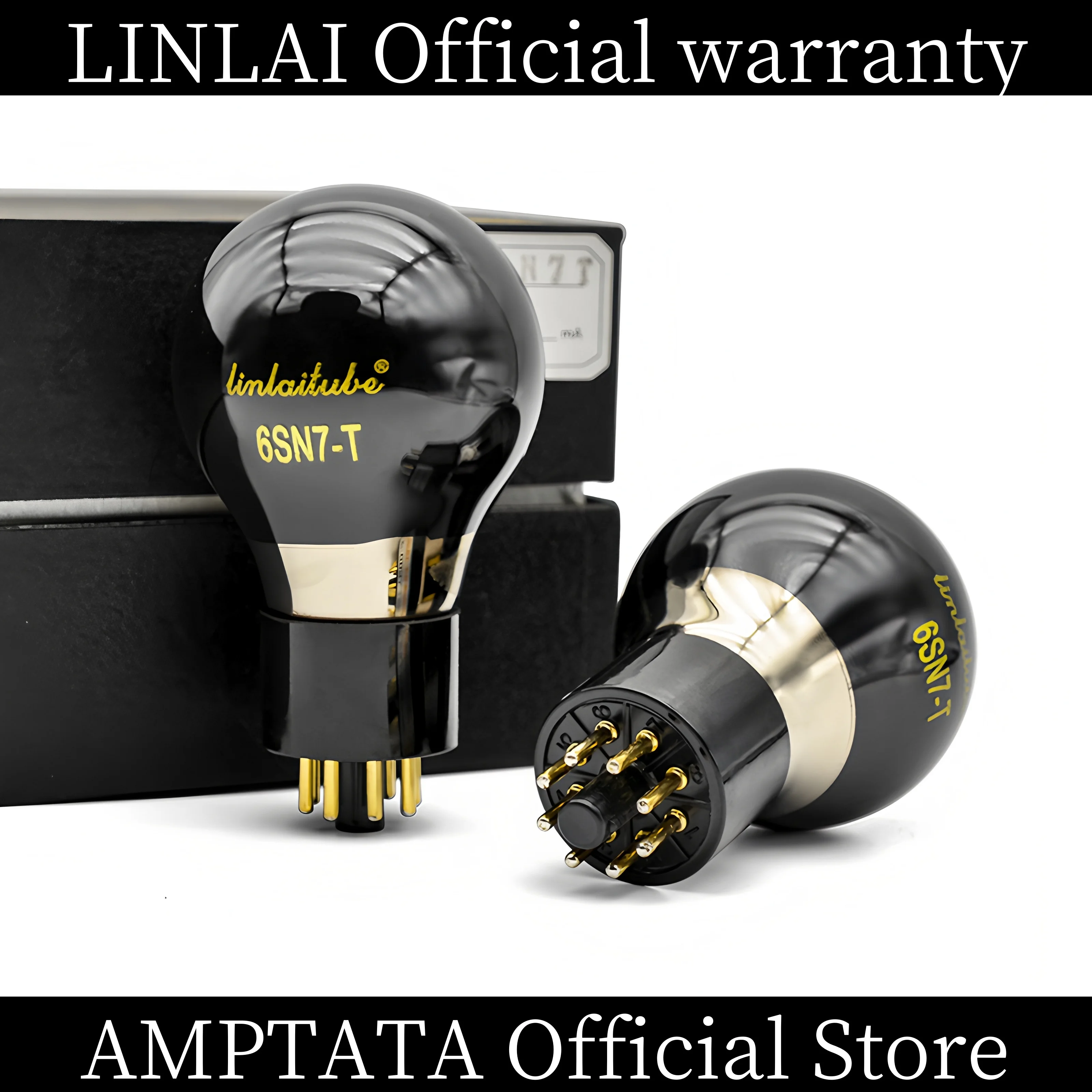 LINLAI KT88-T 300B-T 6SN7-T 211-T 845-T 805A-T 2A3-T 274B-T / أنبوب تفريغ/T-series رش الكربون/مضخم الصوت/ضمان 15 شهرًا