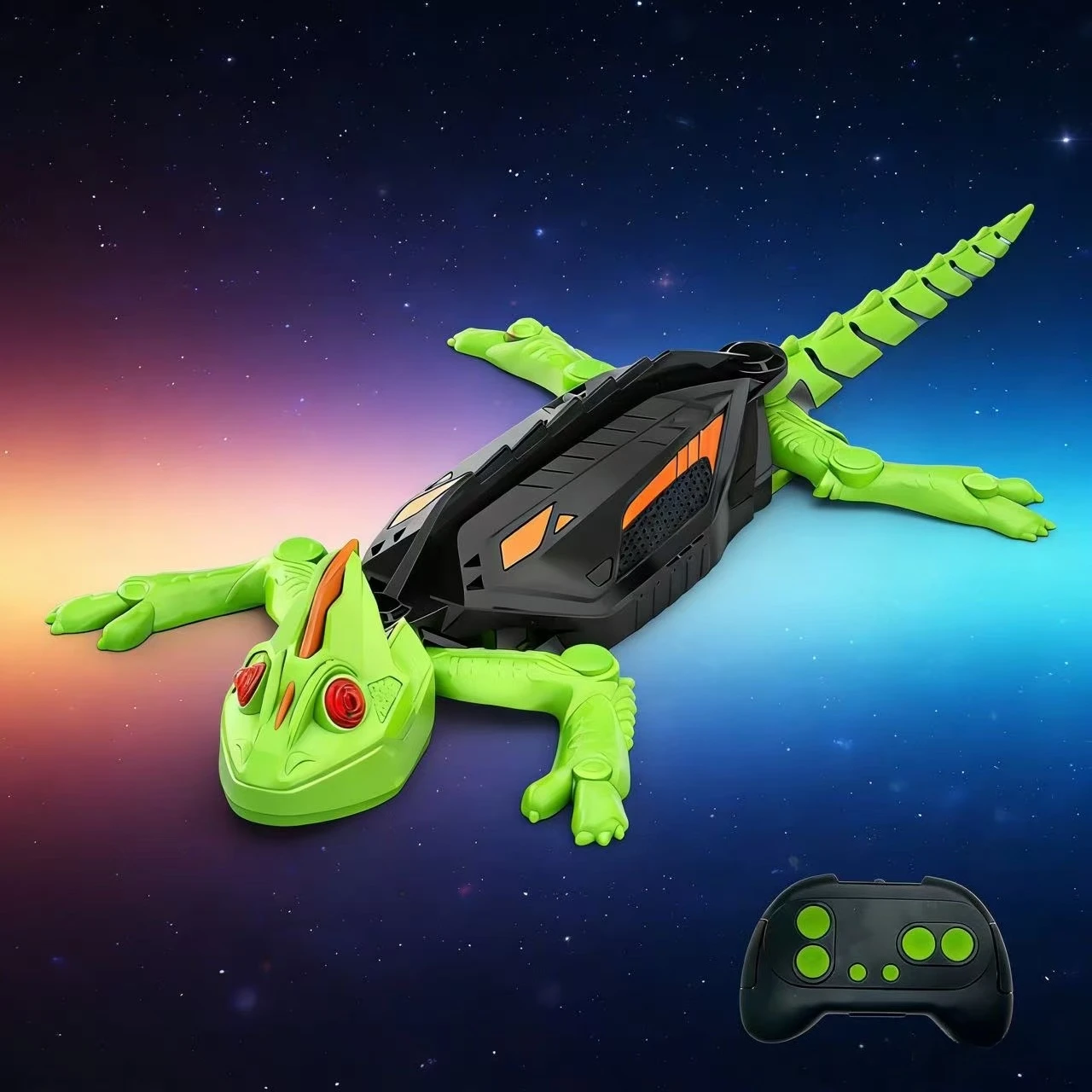 

Gecko Style Climbing Robot - RC Toy Climbs Smooth Walls & Glass Surfaces with Realistic Grip