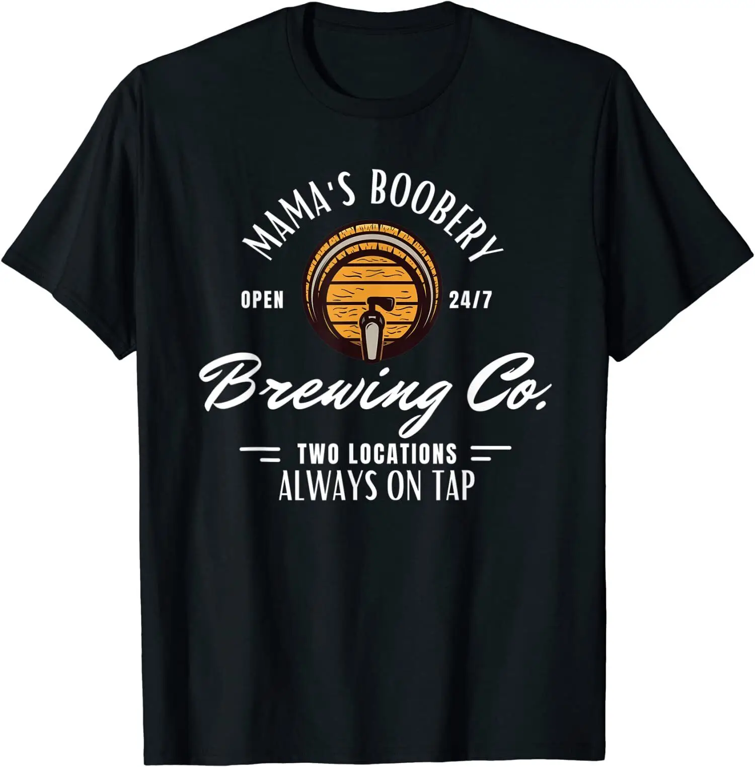 Mama's Boobery Breastfeeding Brewery Brewing Co Tee Unisex T-Shirt