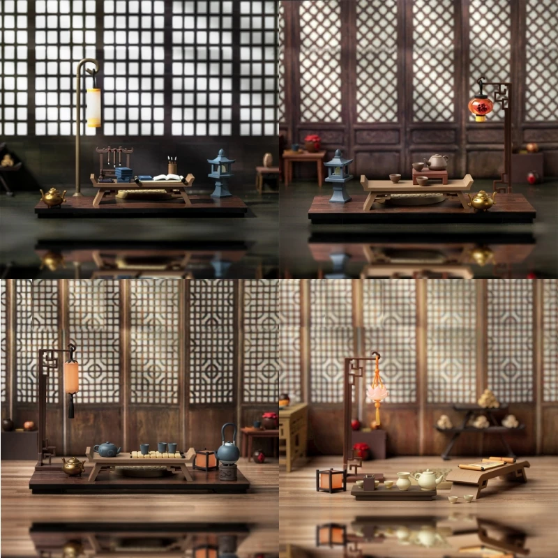 

Набор реквизита для диорам в китайском стиле, серия сборных моделей для демонстрации, игрушка-подарок для фанатов китайского аниме, модель-игрушка в подарок