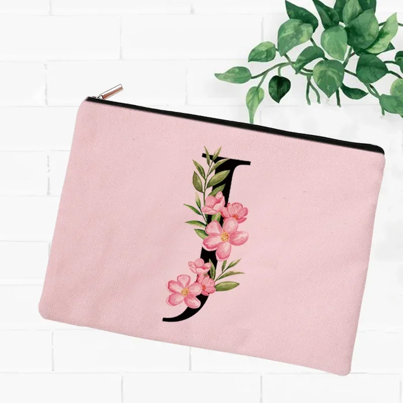 Vrouwen Make-Up Tas Roze Bruidsmeisje Handtas Reizen Buiten Feest Bruiloft Geschenken Make-Up Doos Bolsa Feminina Tas Canvas Cosmetische Gevallen