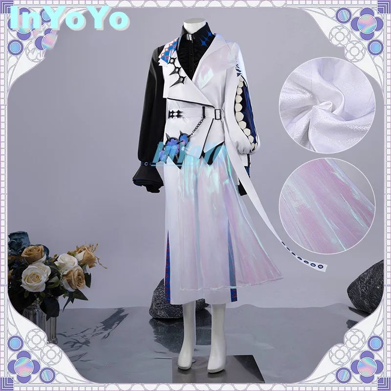 InYoYo Hoshirube Sho Cosplay Costume Vtuber Nijisanji Cos Fashion Handsome Uniform Clothing Halloween Party Outfit Customized