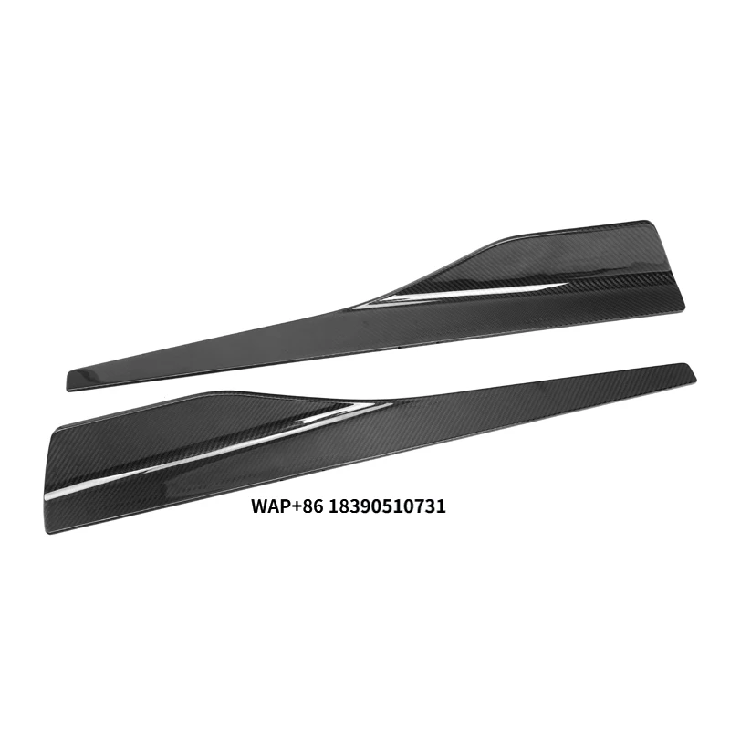 

Hot Sale High Quality Dry Carbon Fiber G-Style Side Skirts Universal Car Body Kit Extension Side Skirt Kit