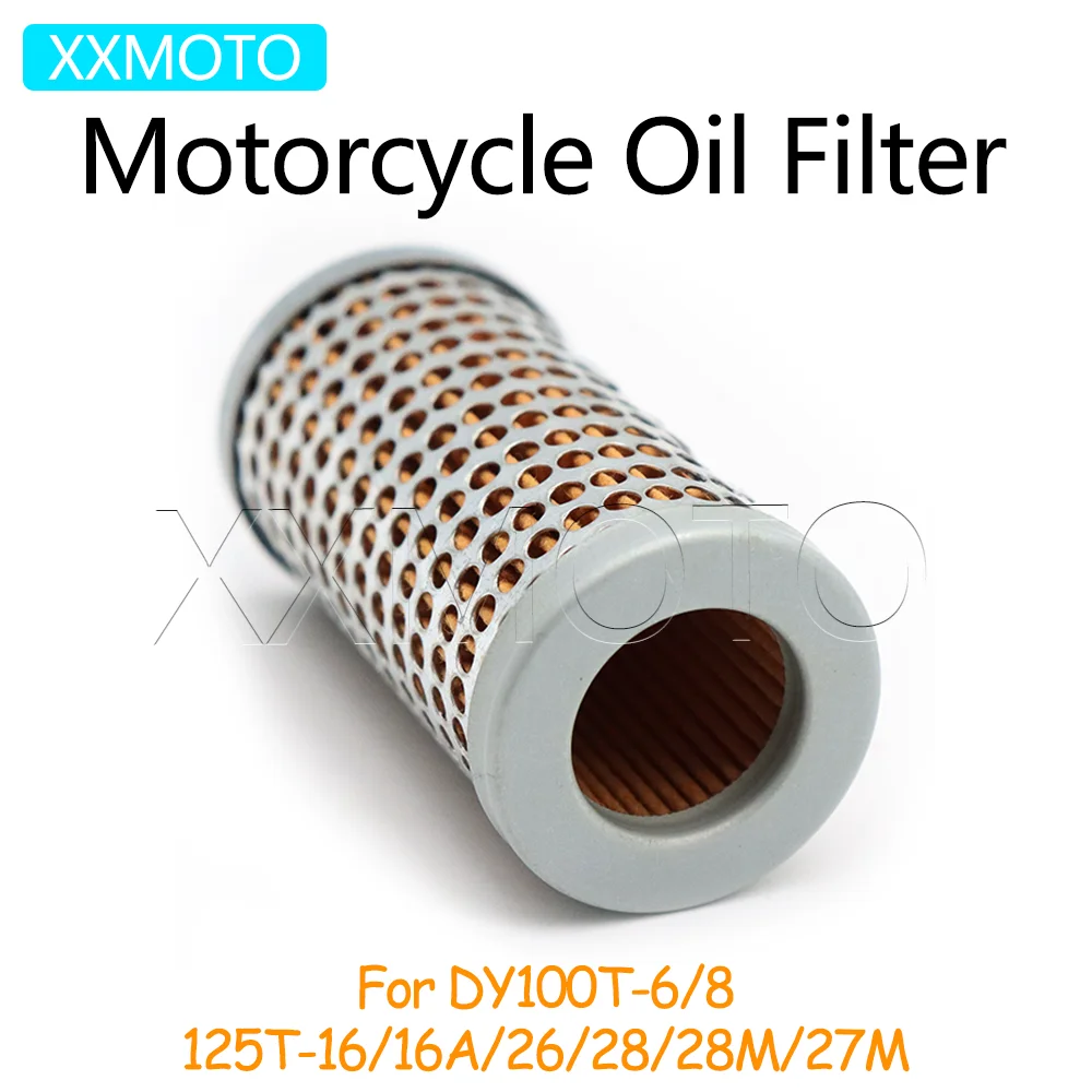 

For Dayang DY100T-6/8 DT125T-16/16A/26/28/28M/27M DY 100T 125T Motorcycle Oil Filter Fuel Filter Element Accessories