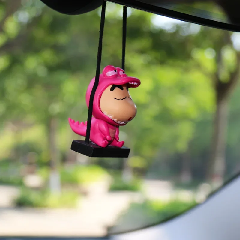

5 Types Anime Crayon Shin-chan Action Figure PVC Model Toys Doll Car Ornaments Hanging Pendant Rearview Mirror Gifts