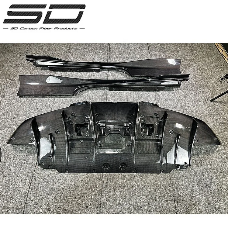 Hochwertiger Kohlefaser-Diffusor für Ferrari F8 Body Kit OEM