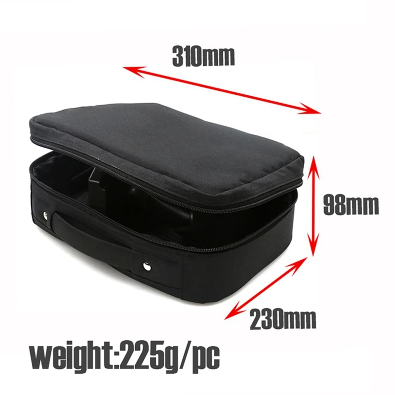 2X Universal Remote Control Storage Bag Transmitter Handbag Case Box For 1/8 1/10 RC Car Boat Tank Crawler TRX4 SCX10