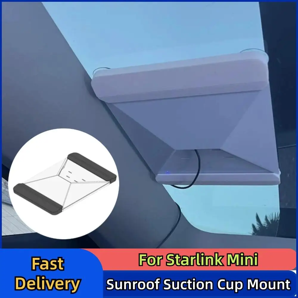 Sunroof Suction Cup Mount for StarLink Mini For Car Windows And Sunroofs Mounting Kit Ensures Stable Satellite Signal