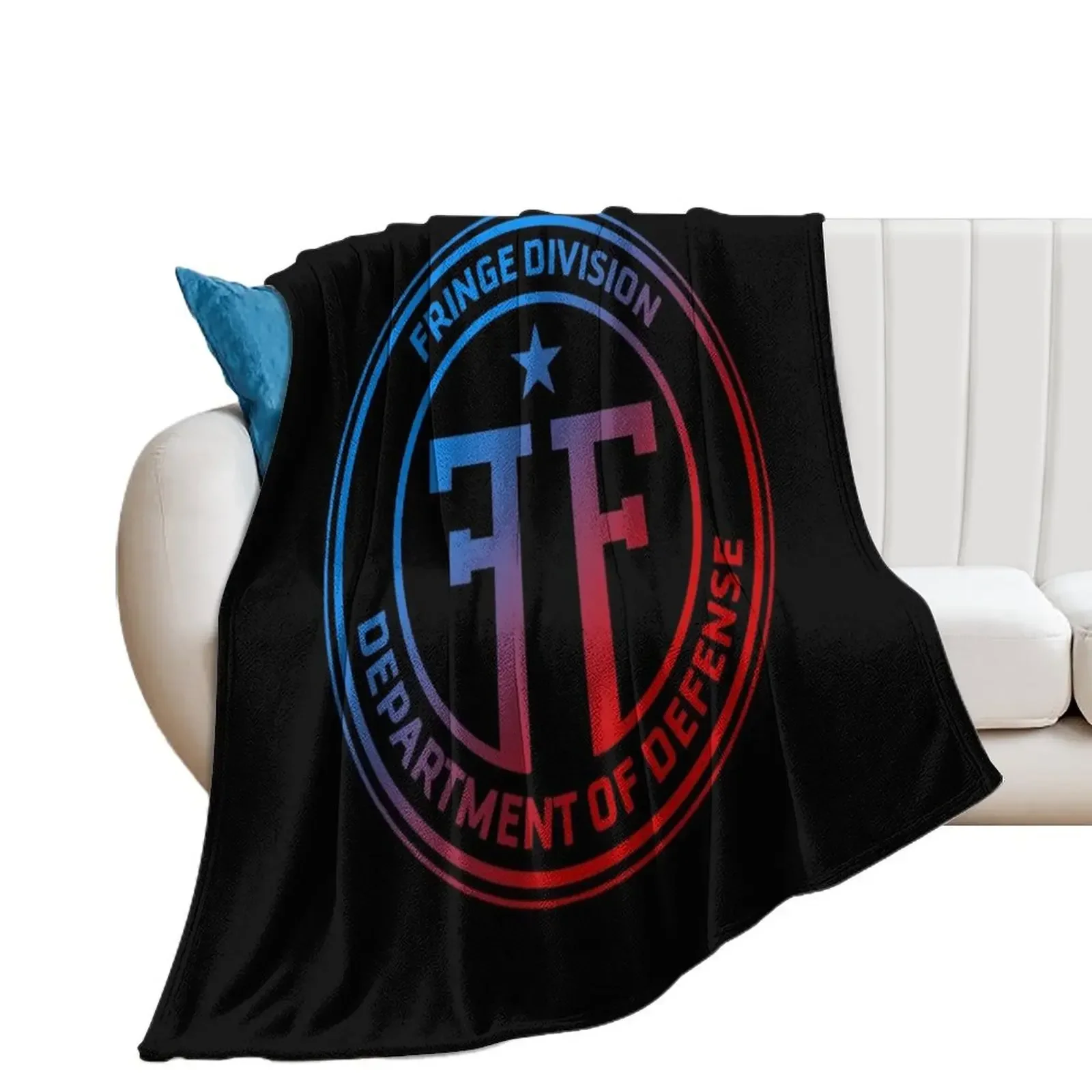 

Fringe Division symbol double universe color Throw Blanket sofa bed Sleeping Bag Bed linens Blankets