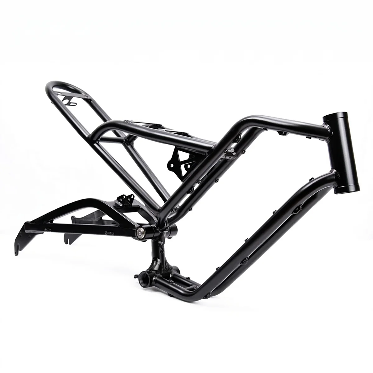 

Premium 20" Softtail Electric Fat Tire Bike Frame Full Suspension 6061 Aluminum Alloy for Off-Road Snow E-Bike