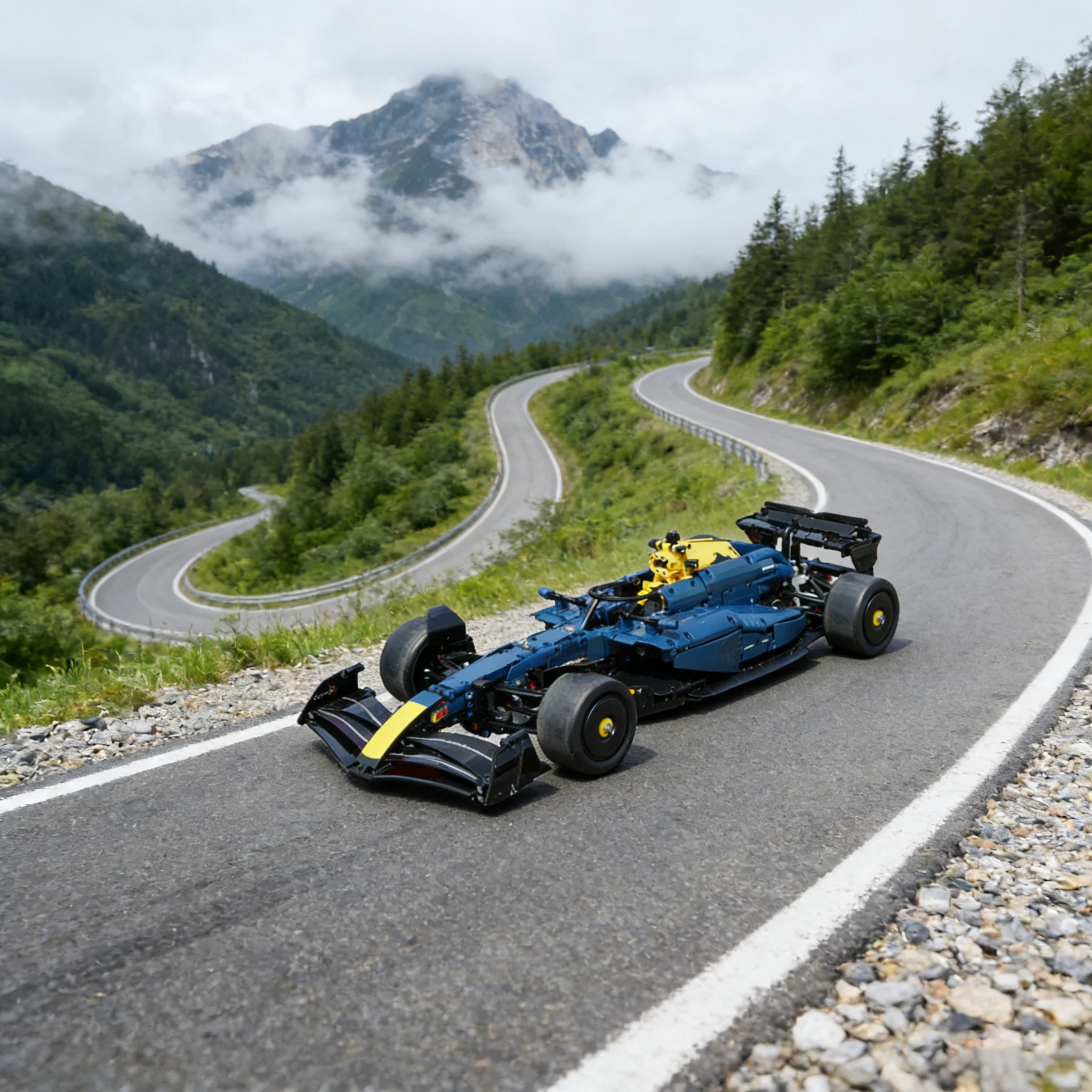 1551 قطعة من مكعبات البناء المعيارية القابلة للتخصيص، نموذج سباق تقني، لعبة تعليمية إبداعية يمكنك صنعها بنفسك، هدية للمهرجانات