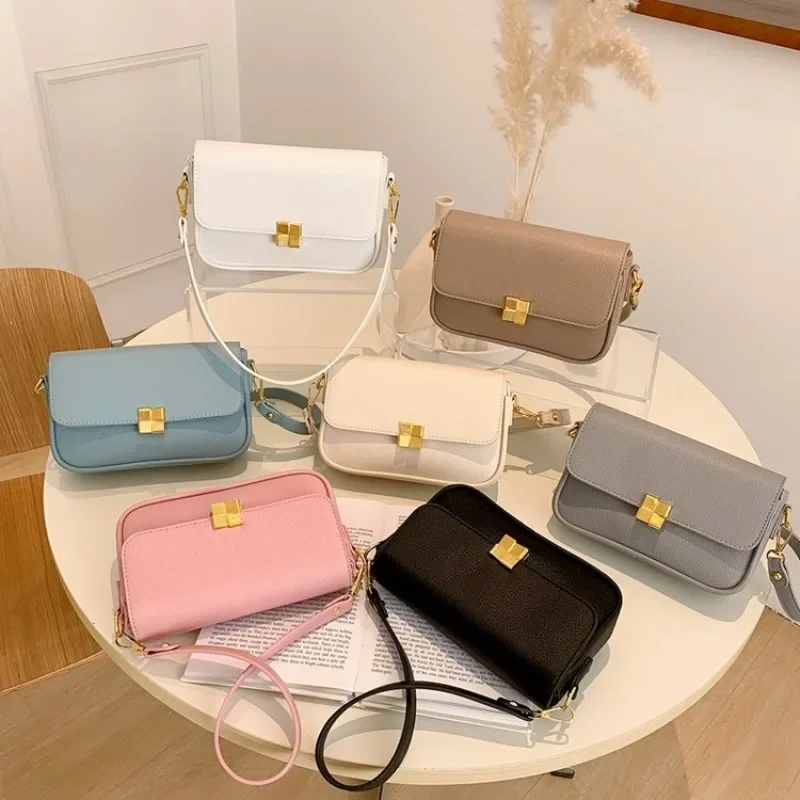 

Chic Shoulder Bag For Ladies Leather Material Adjustable Strap Crossbody Option Elegant By Famous Designer Brand