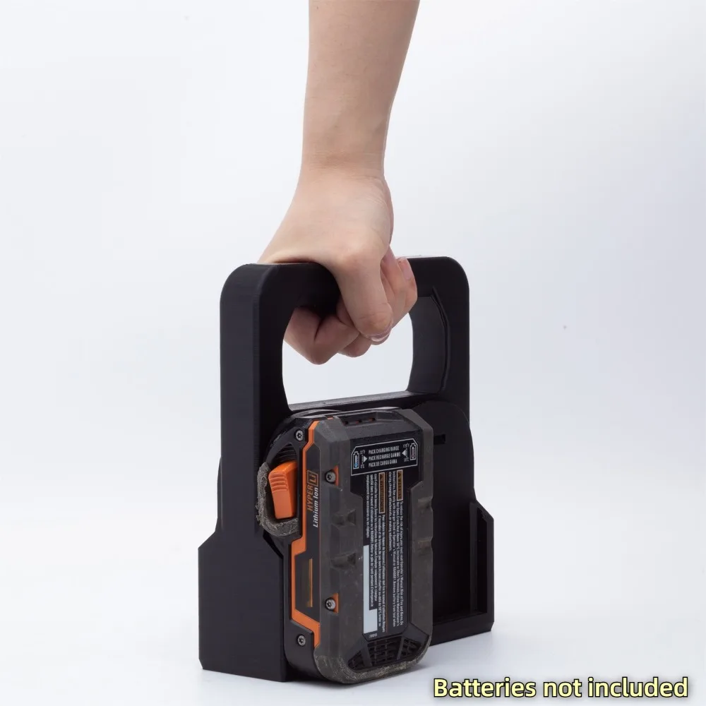 Imagem -03 - Suporte de Armazenamento de Caixa de Bateria para Suporte de Bateria da Série Ridgid Aeg 18v L1815r B1820r L1830r B1830r B1820.. 4x