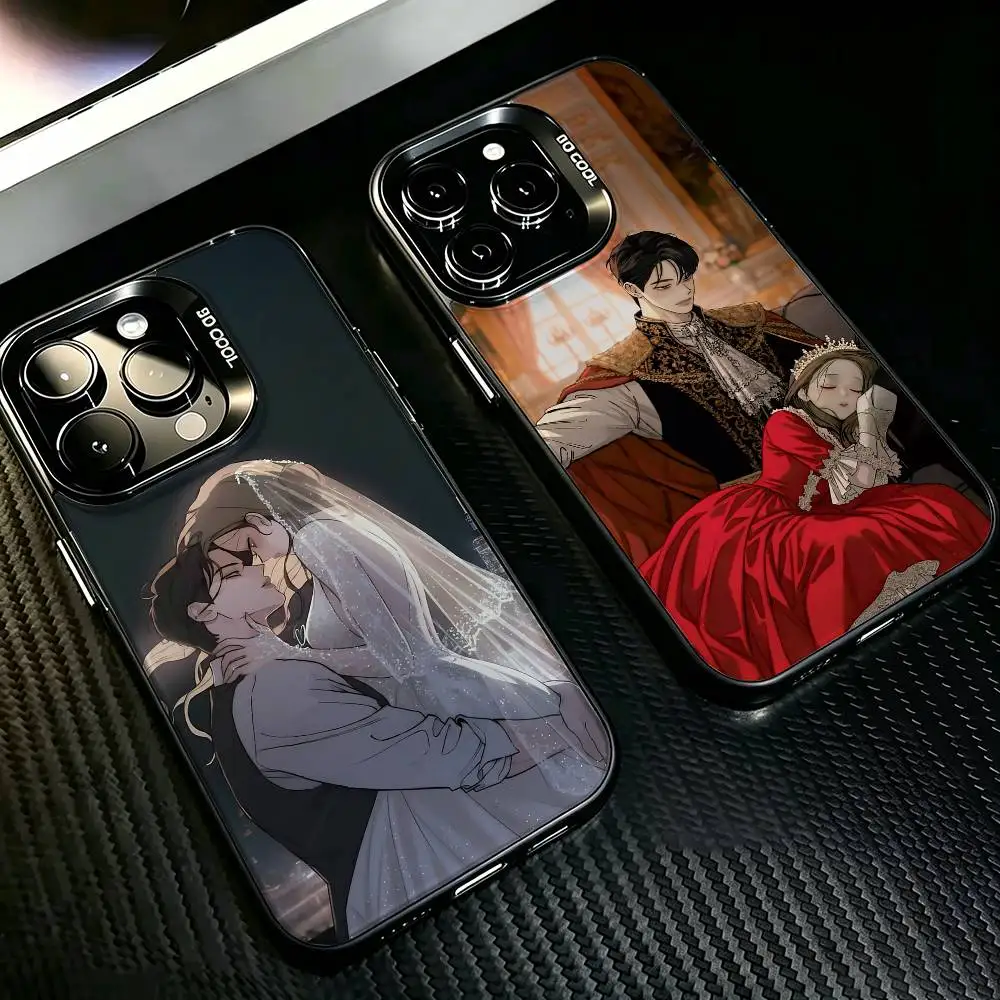 Manwa Tears On A Withered Flower Phone Case For iPhone 17,16,15,14,13,12,11 Plus,Pro Max,XS,Colored silver phone case