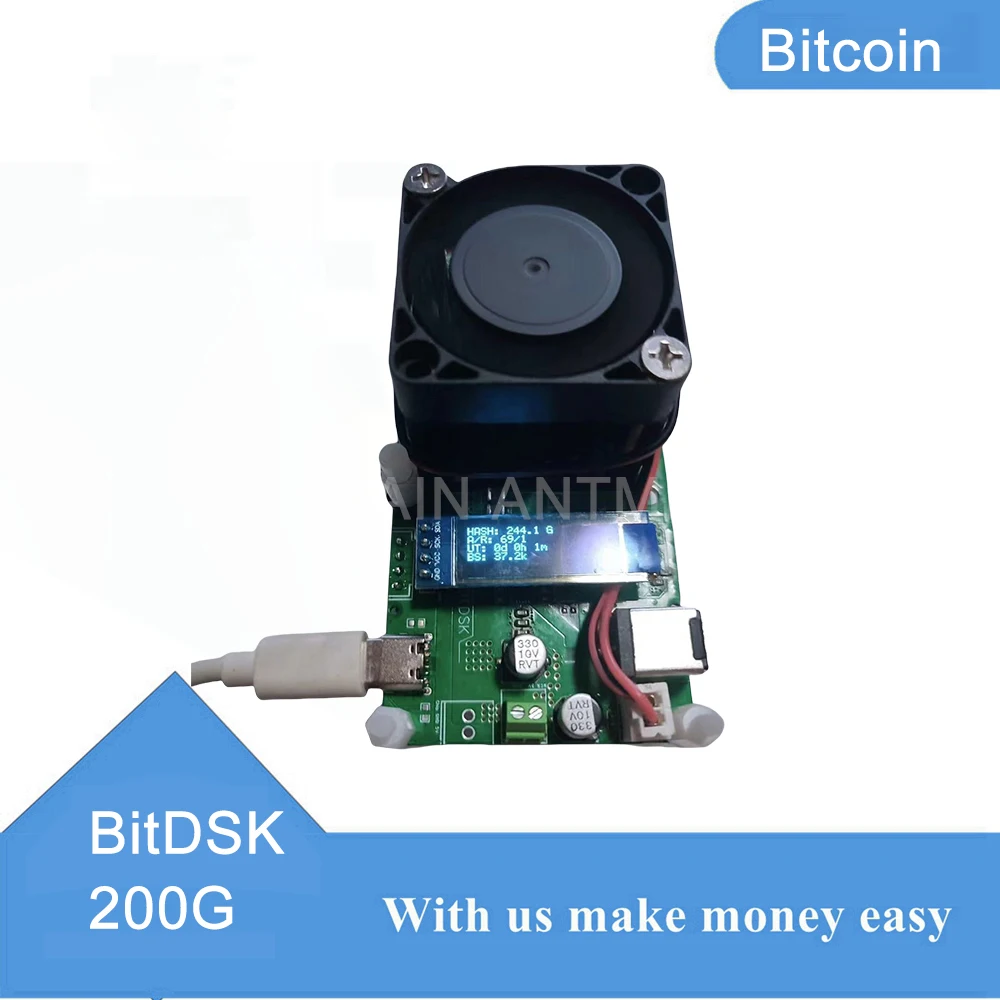 Bitdsk Btc Desktop Usb Low Power Loterij Machine, 200G + Versie Doet En Is Stille Low Pewer