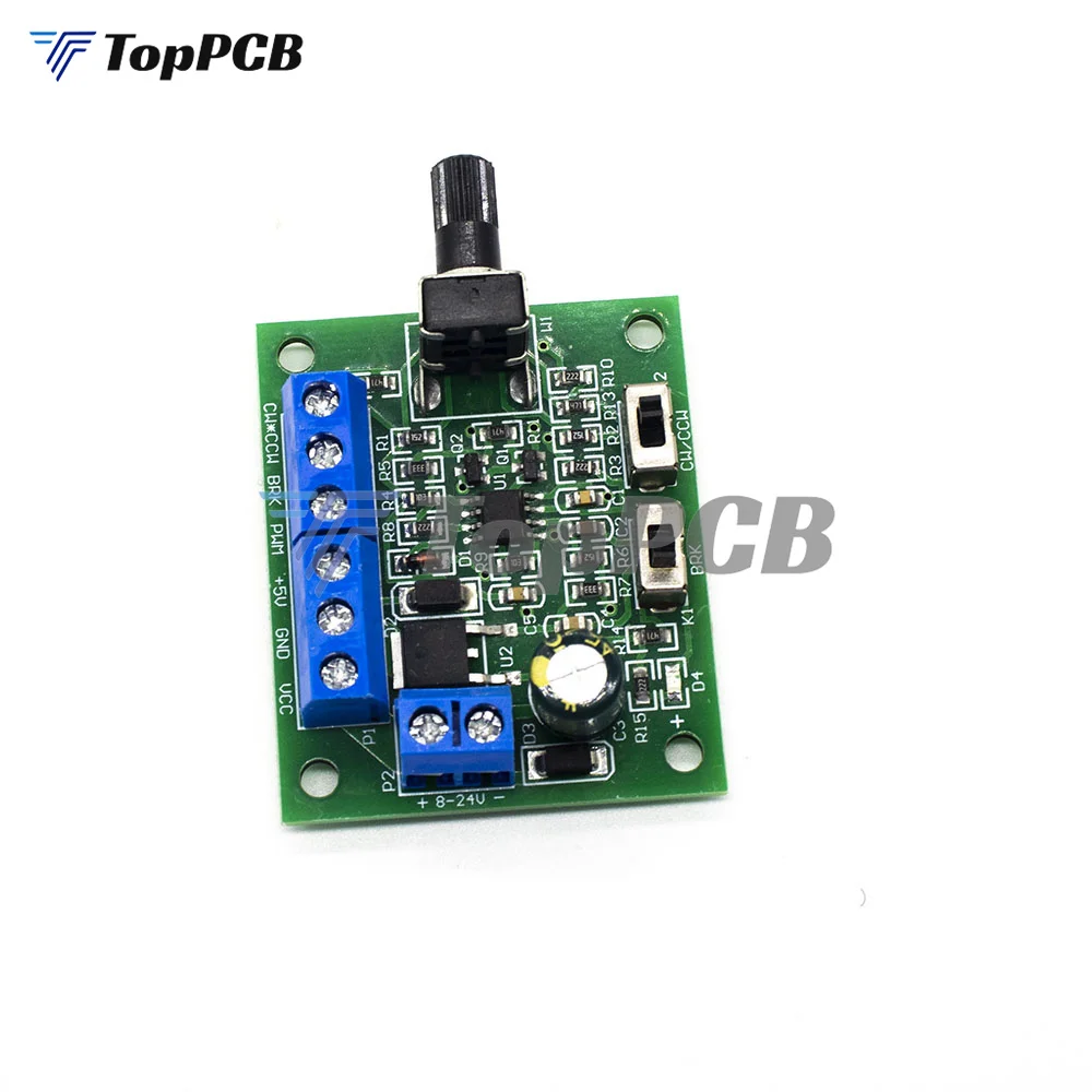 DC8-24V brushless DC motor speed controller With drive brushless motor PWM speed control board