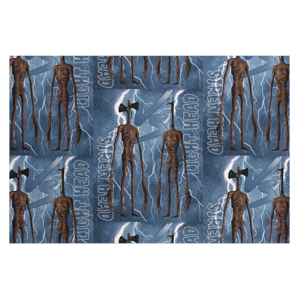 Siren Head VS Light Head Jigsaw Puzzle Personalized Toy Customs With Photo Personalized Gift Married With Photo Puzzle