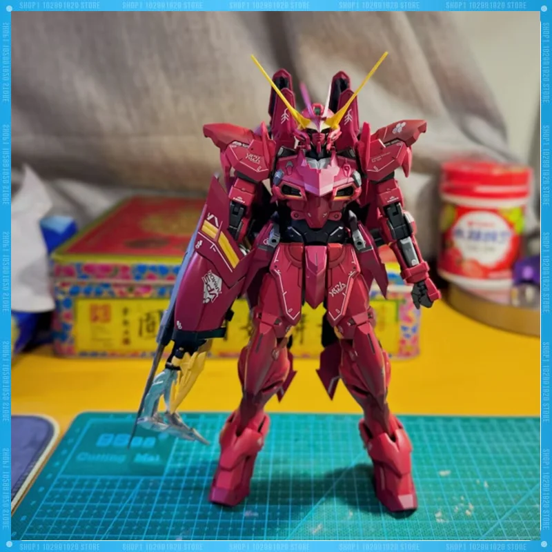 

In Stock Menghu Model Ko Mg Testament Fighter 1/100 Scale Assembly Kit Action Figure Toy Movable Collection Robot Model Toy