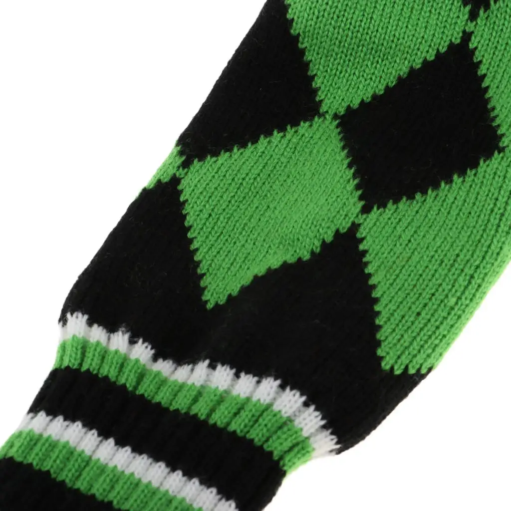 Golf Club Knitted Covers Soft Pom Poms Headcover Driver Accessory for Tournament or Daily Use