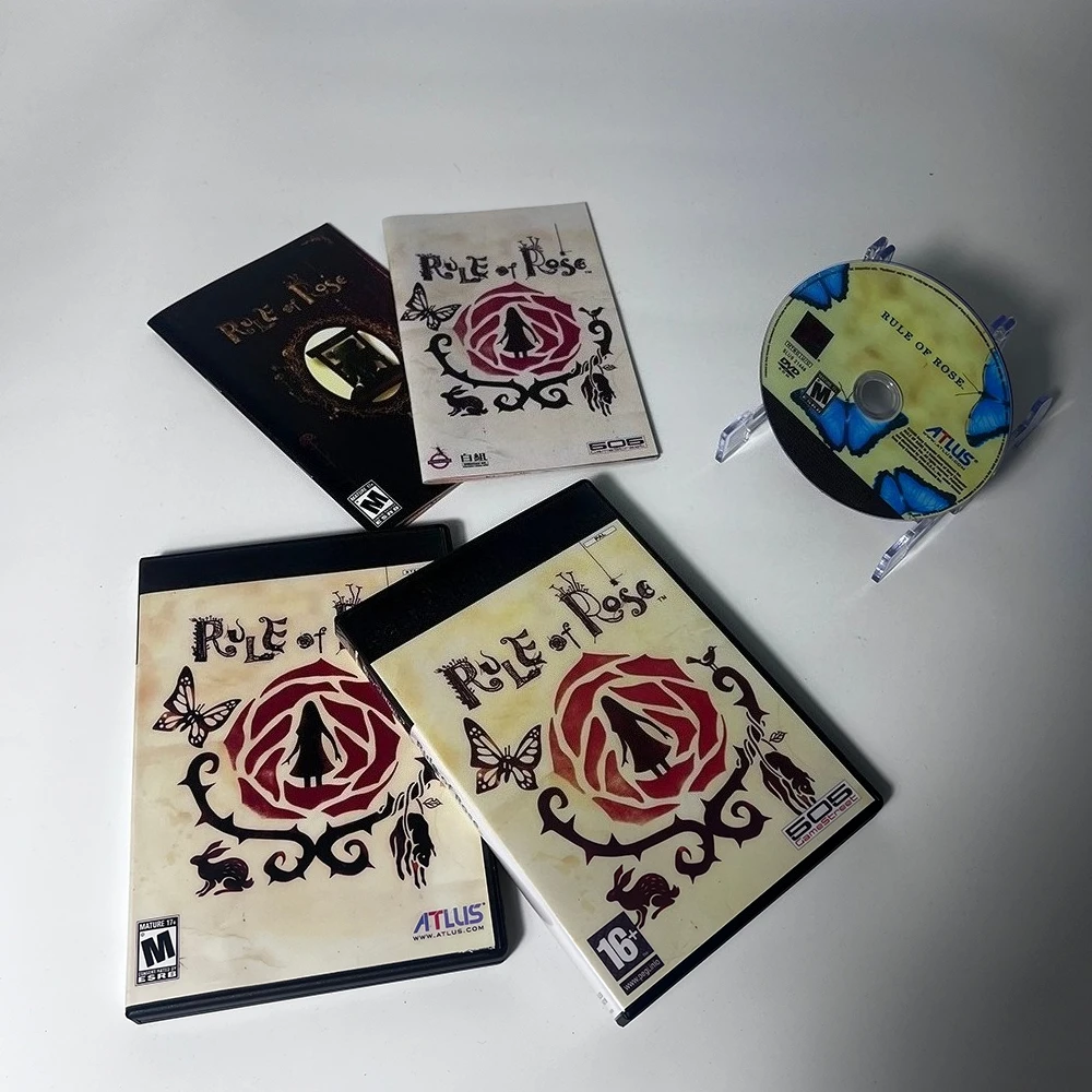 Dla gry na PS2 'Rose Rules' - kopia CD z instrukcją, wersja NTSC UC/PAL, kompatybilna z kartą FreeMcBoot z poprawką ESR, gotowa do użycia. — zdjęcie produktu 5