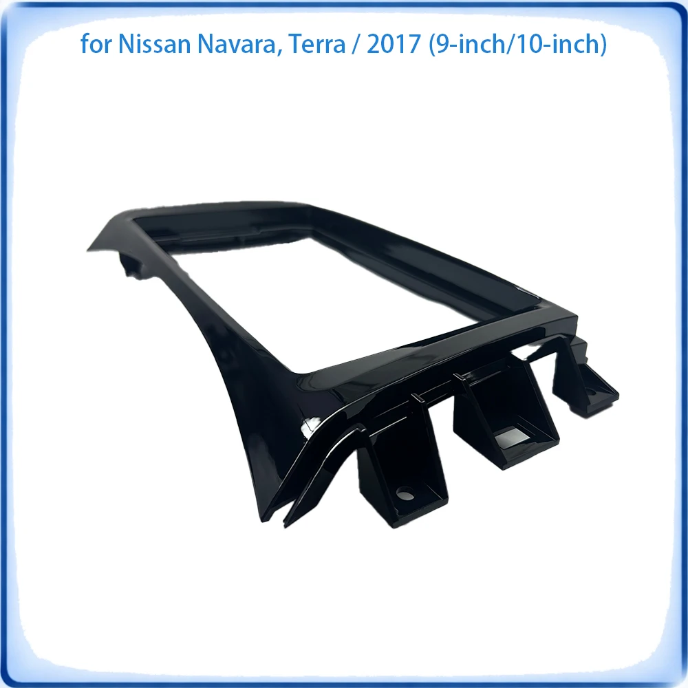 Car Radio Fascia Frame For Nissan Navara & Terra 2017 9&10 inch With Canbus Decoder & Wiring Harness Car Accessories Plug & Play view 3