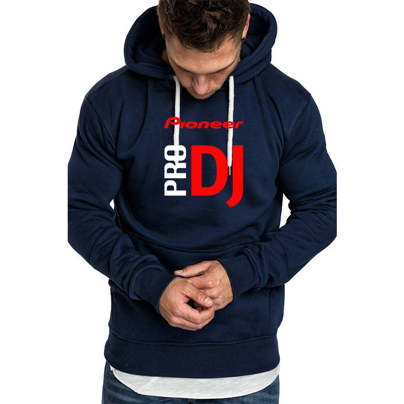 

Men's Hoodie Pioneer Pro DJ Print Unisex Hooded Fleece Sweatshirt Cotton Pullover Outwear Casual High Quality Streetwear