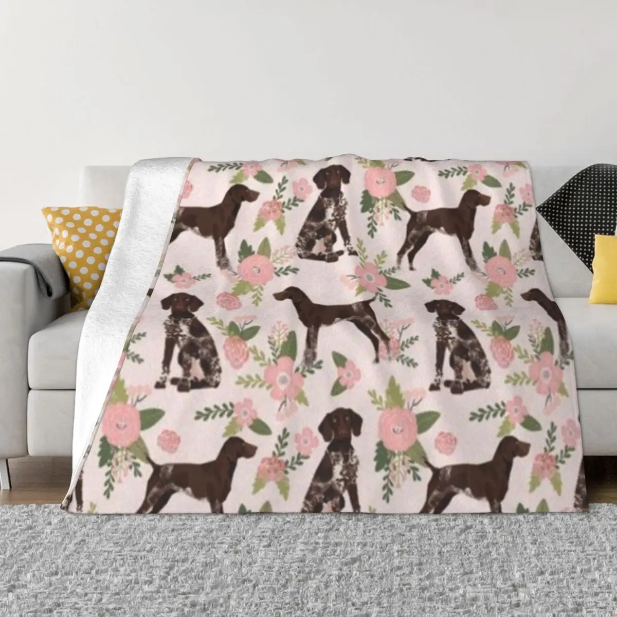 

GERMAN SHORTHAIR Throw Blanket Multi-Purpose halloween