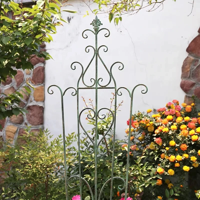 flower climbing frame guardrail fence garden fence climbing trellis
