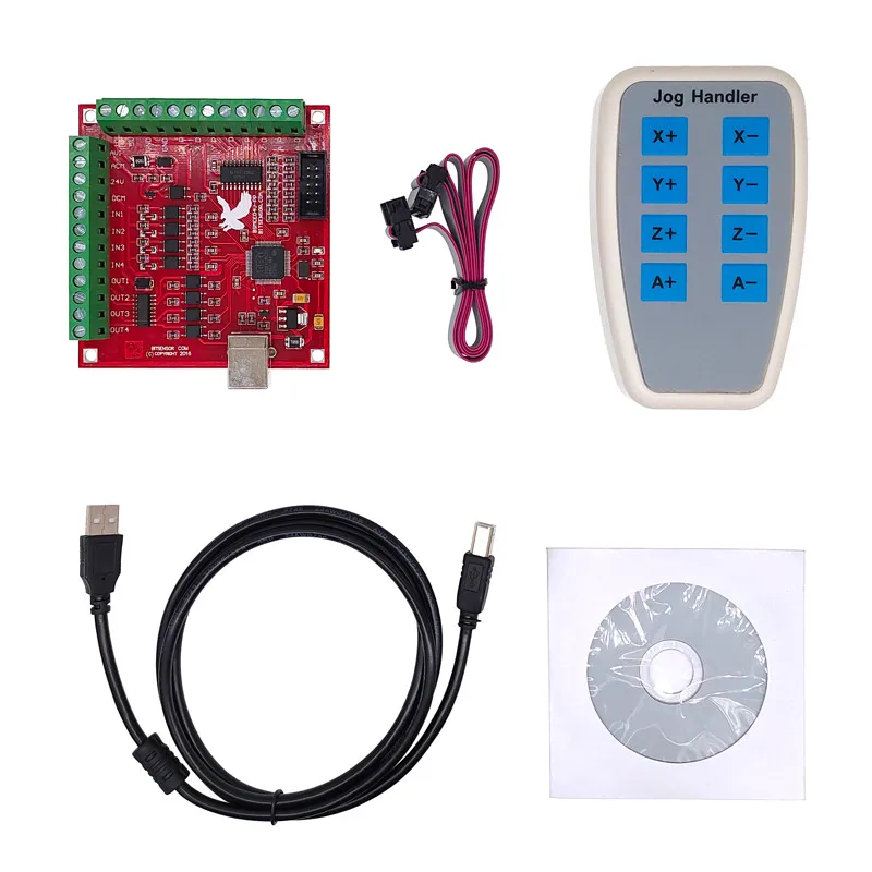 1 Set Electronic Handwheel CNC 4 axis/5 axis MACH3 Manual Controller CNC interface driver board Handle Pulse Generator