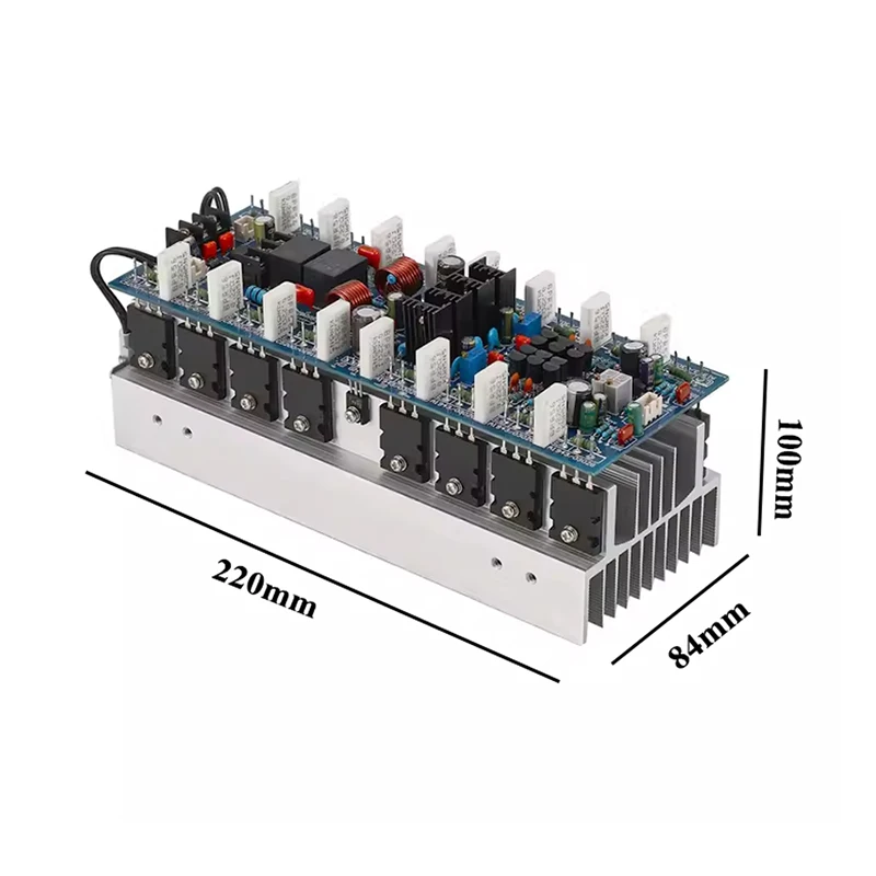 Hifi 400W + 400W wysokiej mocy podwójny 2-kanałowy stereofoniczny profesjonalny wzmacniacz sceniczny używany moduł wzmacniacza audio triodowego