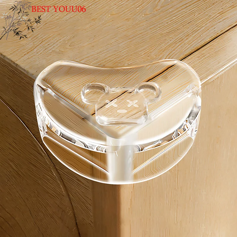 

Hot 2pcs Baby Safety Table Corner Protector Transparent Anti-Collision Angle Protection Cover Edge Corner Guard Child Security