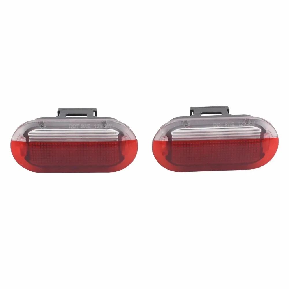 White/Red Led Courtesy Lights Under Warning Lamps For VW Golf MK3 MK4 Jetta Beetle Touran Polo Vento For Skoda Octavia Seat