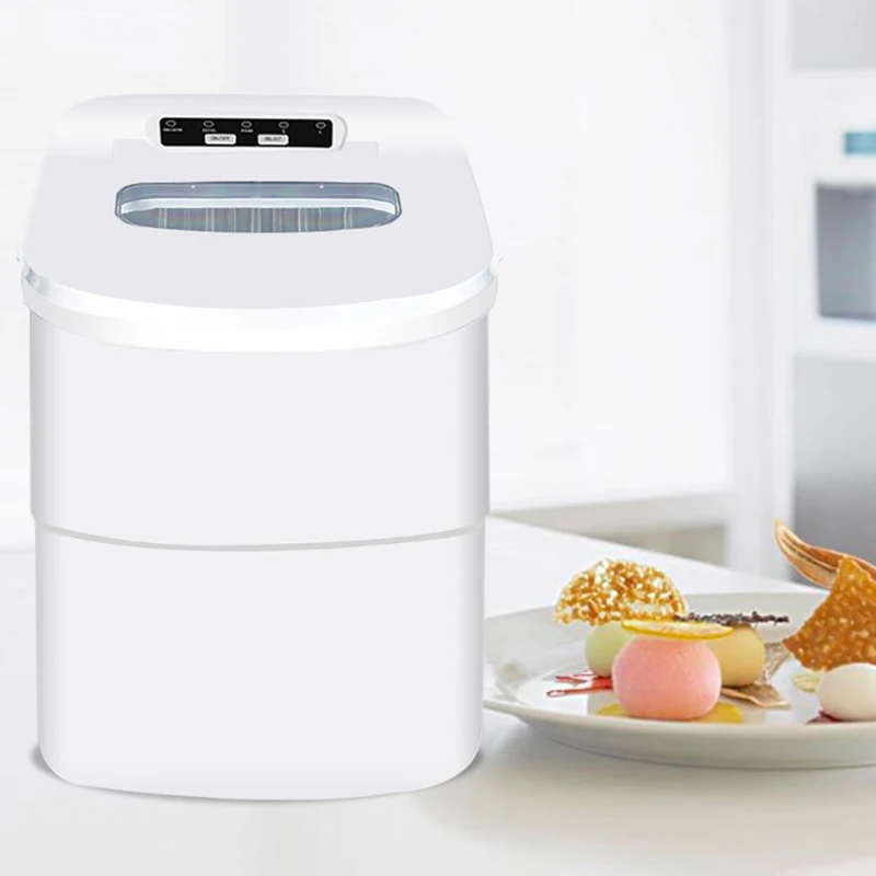 Ice Maker 15Kg/24H Bullet Type Home Shop Cafe 9 Pcs 2L Cilindrische Machine