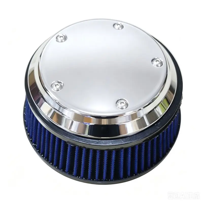 Prominent Chrome Blue & Air Cleaner Cover For Touring Fat Boy Softail Springer Dyna 1999-2017 Air Intake Filter