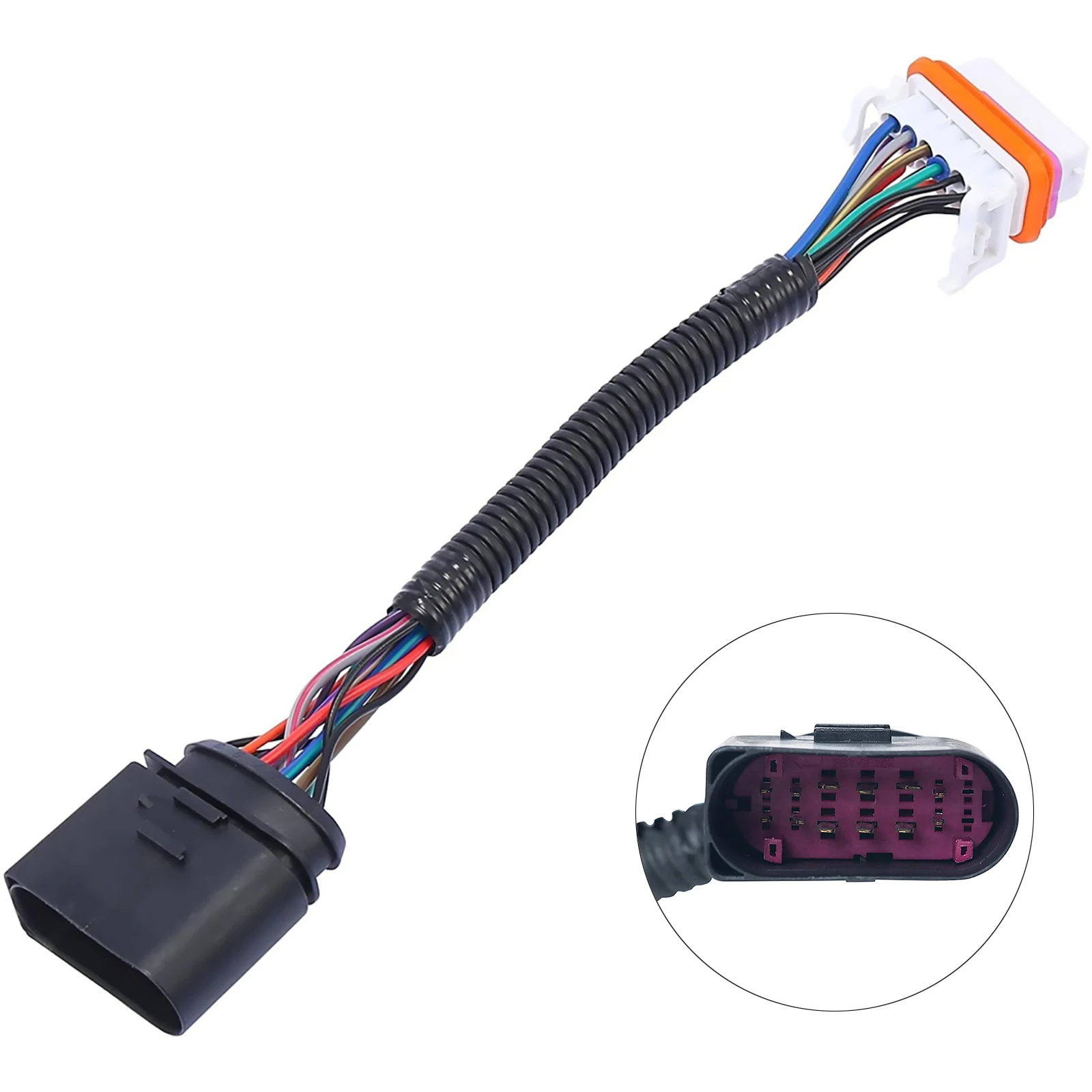 

Для Porsche Cayenne Xenon 4.5L 2003-2006 12-контактный жгут проводов передних фар 12-контактный кабель для фар Автомобильные аксессуары 95563123911