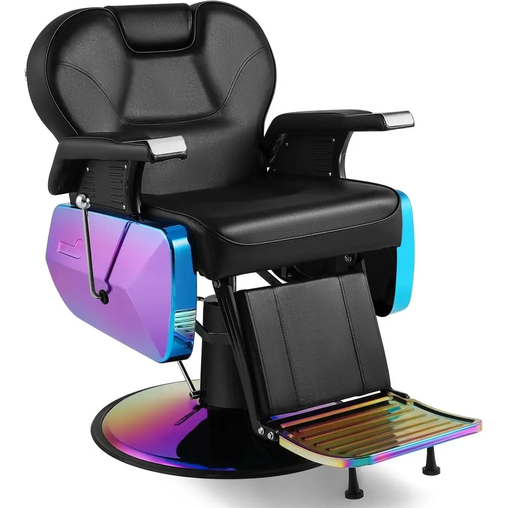 

Heavy-Duty 21 Reclining Barber Chair with 450 lbs Capacity for Styling, Tattoo, and Makeup