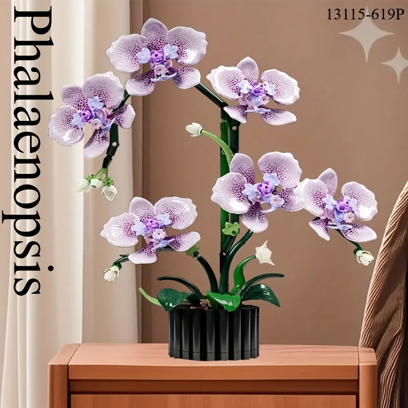 

Verschiedene Simulation Hause Blumen Serie Bausteine Hause Schreibtisch Pflanze Dekoration Valentinstag Mädchen Urlaub Geschenke