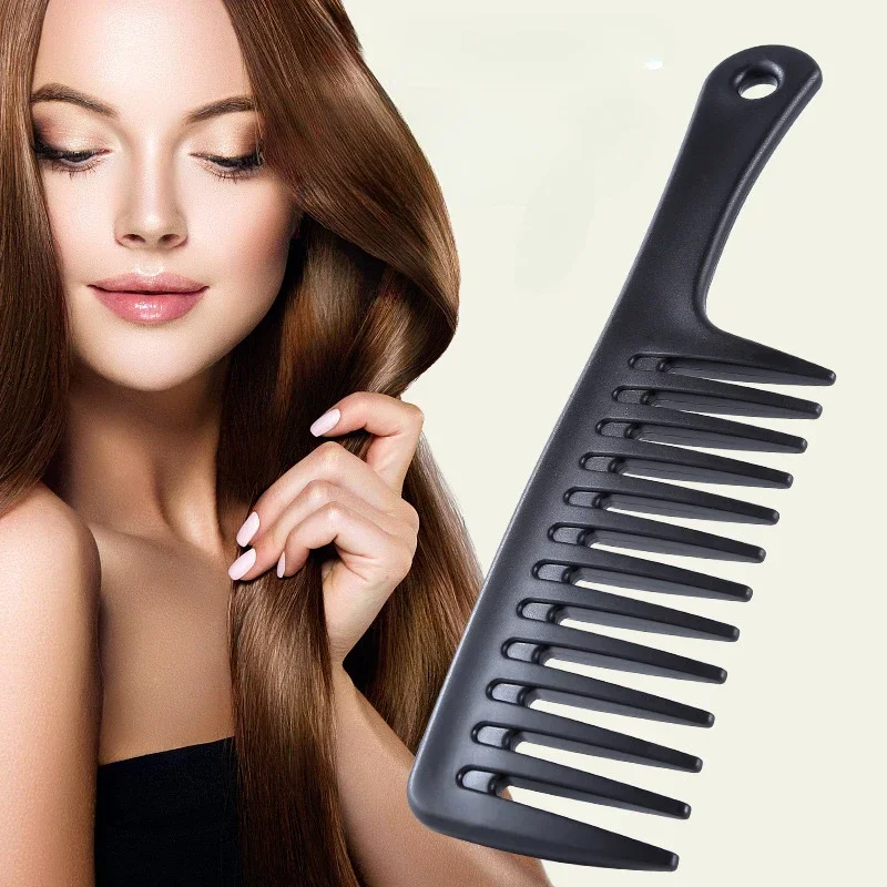 Multi-styles Women Men Hair Brush Wet Dry Curly Hairdressing Comb Coarse Wide Spikes Tooth Salon Dyeing Styling Tools Wholesale