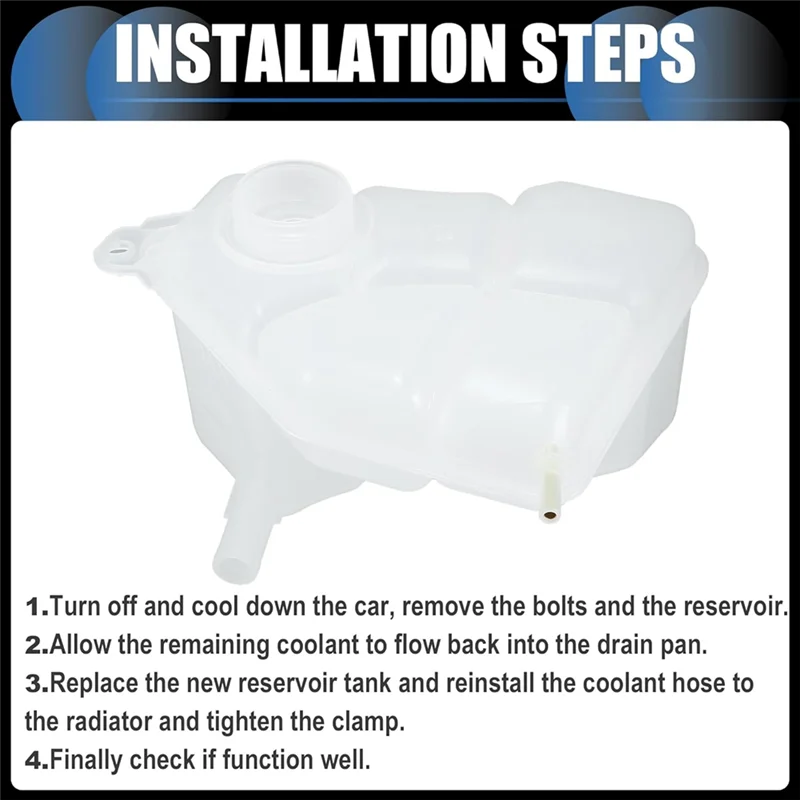 

Superior-Car Engine Coolant Reservoir Water Tank Expansion Tank 1221362 2S6H8K218AD For Ford FIESTA MK6 2001-2008