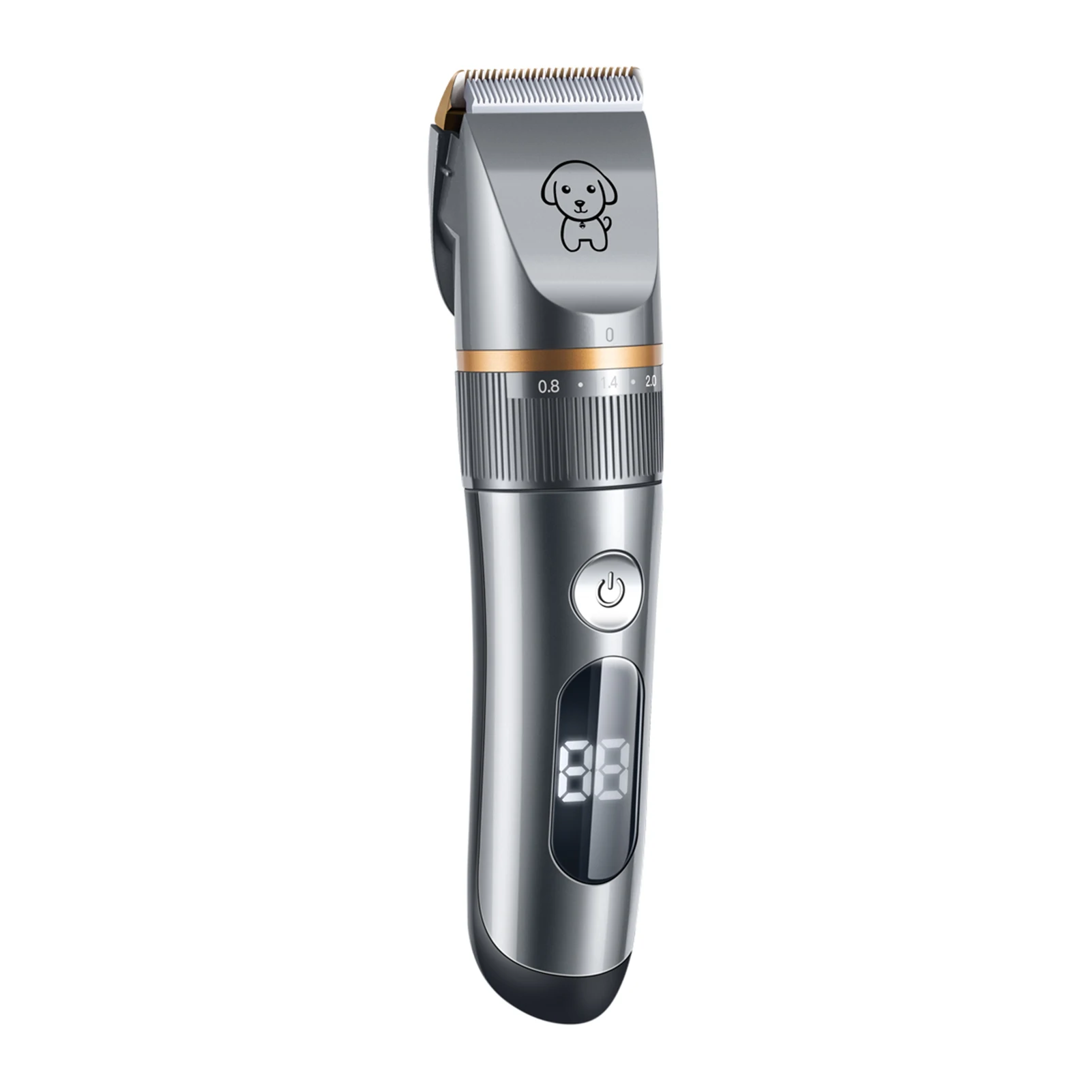 Pet Hair Trimmer Quiet Cat Clippers Grooming Kit with Comb 5 Speed Cat Shavers for Matted Long Hair