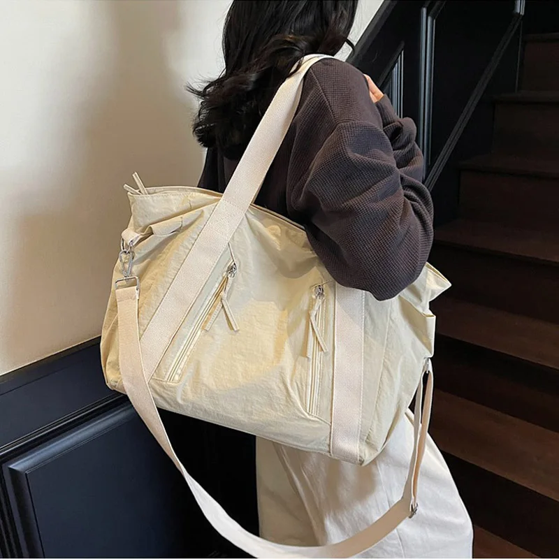 

Women Tote Bag Large Storage Outdoor Travel Commuting Shopping Camping Shoulder Crossbody Bags Business Trip Weekend Handbag