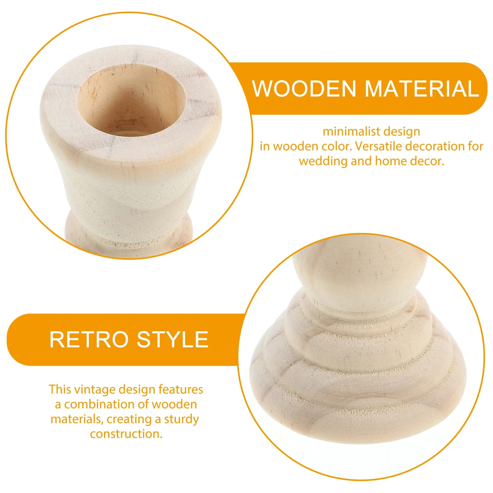 

Wooden Holders Natural Minimalist Design For Home Decor Wedding Table Centerpieces Tea Light Holder Vintage